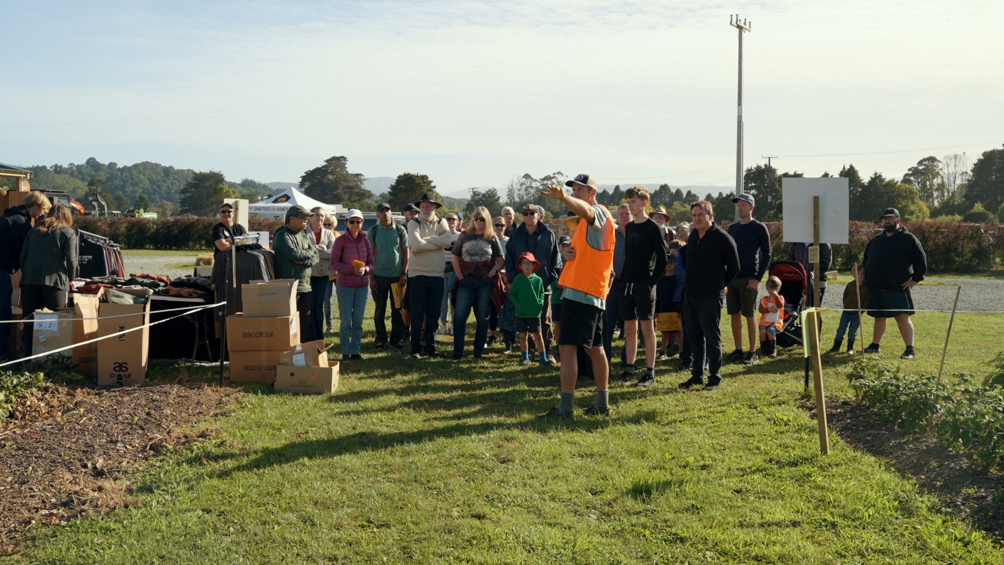 Gathered in the market garden