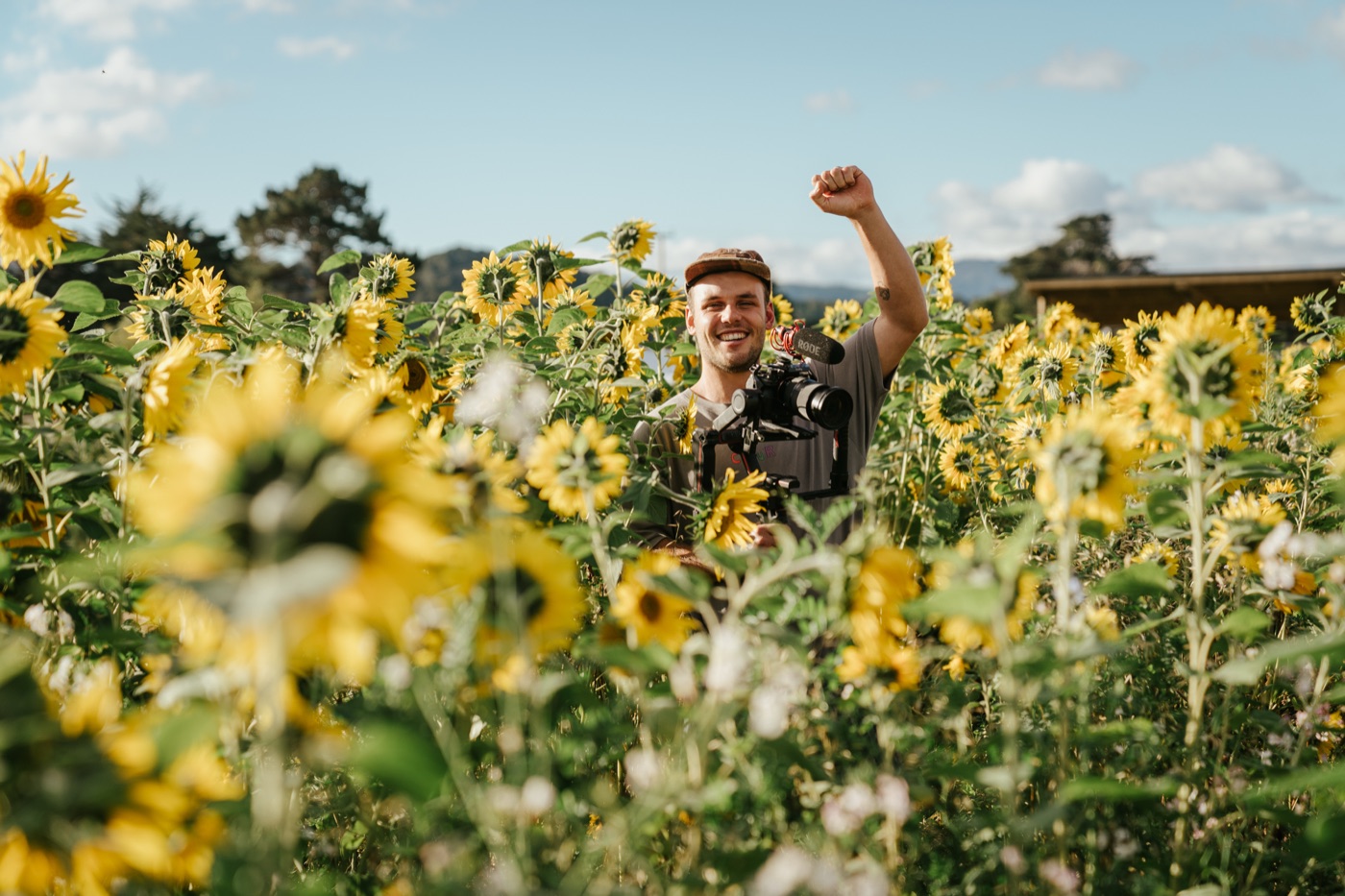 A storyteller capturing the work on the land.